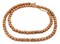 The Bead Chest 8mm Round Copper Beads - Full Strand of African Metal Spacer Beads